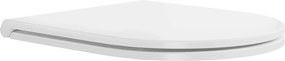 Kerasan Kerasan, FLO WC sedátko, SLIM, Soft Close, biela, 319101N