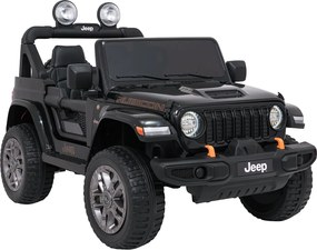 Ramiz Jeep Wrangler Rubicon LIFT elektrické autíčko pre deti čierne