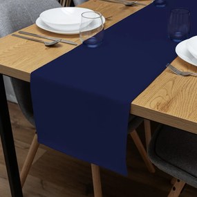 Biante Dekoračný behúň na stôl Rongo RG-084 Námornícka modrá 20x120 cm
