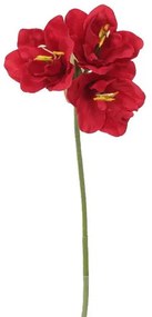 Umelý Amarylis tmavočervená, 54 cm
