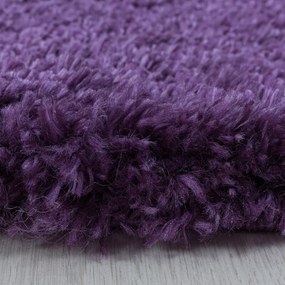 Tmavofialový koberec 160x230 cm Fluffy – Ayyildiz Carpets