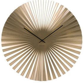Hodiny v zlatej farbe Karlsson Sensu, ø 50 cm