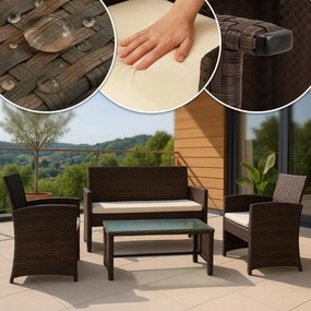 Sedacia súprava Ramunda - hnedá