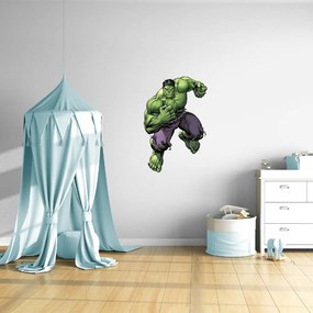 Hulk - textilná nálepka na stenu