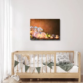 Sklenený obraz - Relax a Spa (70x50 cm)