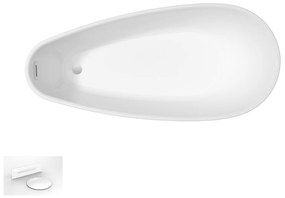D‘Eluxe - VANE - Voľne stojaca akrylátová vaňa DREAMLINE GAL16 xcm - Biela Voľne stojaca vaňa biela 160 73 62 160x73x62