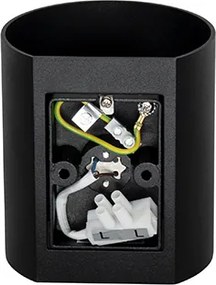 Moderná nástenná lampa čierna - Sabbio