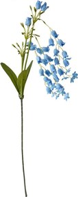 Dekorácia modrá umelá kvetina zvonček Bells Bouquet - 15*6*80 cm