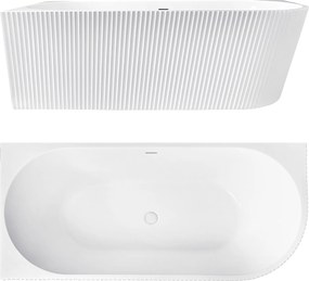 Rea Wenus, akrylová rohová vaňa 1700x800x575 mm, ľavá, biela, REA-W0129