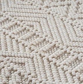 Ayyildiz 160x160 cm Kusový koberec Helix 2202 cream kruh, béžová, chodba / predsieň