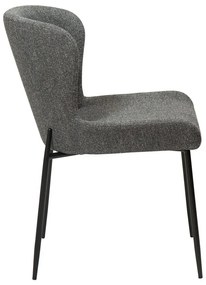 Tmavosivá jedálenská stolička DAN-FORM Denmark Glam