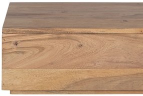 furniture-nabytek.cz - Masívny TV stolík Auckland z akácie, lakovaný, hnedý – 155×45×40 cm