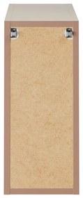 Závěsná skříňka pod umyvadlo Bella Cashmere s deskou 80 cm kašmír