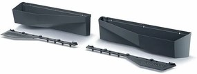 Súprava dvoch vertikálnych kvetináčov CASCADE GARDEN WALL antracit