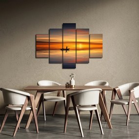 Obraz - plavba na loďke (150x105 cm)