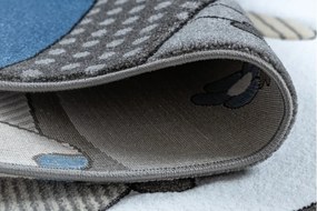 Dywany Łuszczów, Detský kusový koberec Petit Farm animals blue, 120x170, modrá, detská izba