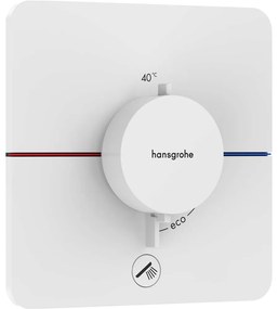 HANSGROHE ShowerSelect Comfort Q termostat pod omietku pre 1 spotrebič a ďalší výtok, matná biela, 15589700