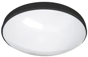 Baterie Centrum LED Kúpeľňové stropné svietidlo CIRCLE LED/36W/230V 4000K pr. 45 cm IP44 čierna BC0470