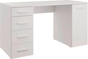 XXXLutz PÍSACÍ STÔL, biela, 138/74/60 cm Xora - Kancelárske stoly - 002698004901