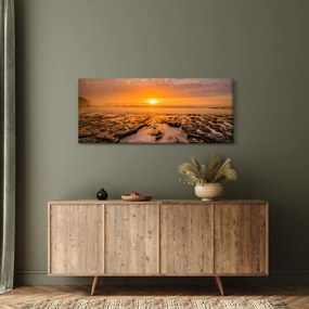 Obraz západu slnka (120x50 cm)