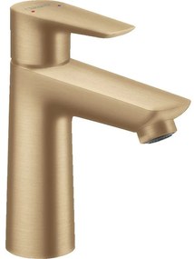 HANSGROHE Talis E páková umývadlová batéria s odtokovou súpravou s tiahlom, výška výtoku 104 mm, kartáčovaný bronz, 71710140