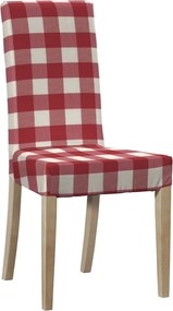 Návlek na stoličku Harry (krátky) farba produktu červená látka vzorované