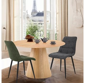 Kulatý jídelní stůl Angel 120 cm dub přírodní