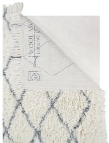 Krémový prateľný ručne tkaný vlnený koberec 200x300 cm Berber Soul – Lorena Canals