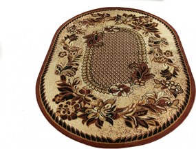 TA Koberec 7192B SVETLO BÉŽOVÁ ATLAS PP HNEDÁ OV Rozmer: 80x150 cm