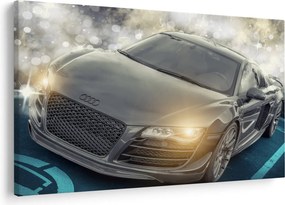 Obraz auta Audi - sivé (90x60 cm)