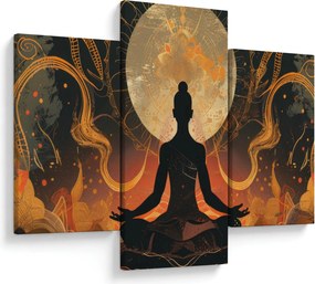 Obraz - Meditácia (90x60 cm)