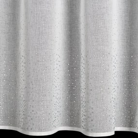 ZÁCLONA NA KRÚŽKOCH MOLLY 350 X 150 CM BIELA