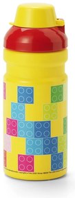 Žltá detská fľaša 390 ml Brick – LEGO®