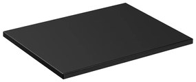 Závěsná skříňka SantaFe II s deskou a umyvadlem 60 cm černá