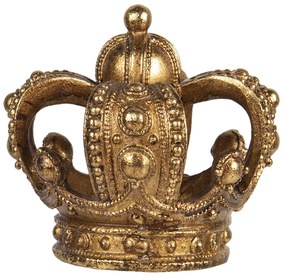 Dekoratívna zlatá antik koruna - 8 * 7 cm