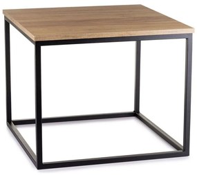 HowHomely Konferenčný stolík KVADRATO 50x61 cm čierna DD0456