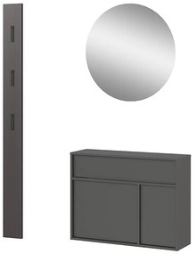 Antracitová predsieňová zostava Ameca 2.0 – Germania