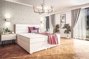SELENA MANŽELSKÁ POSTEĽ 180X200 MADRYT 920 BIELA EKOKOŽA