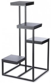 Stojan na kvety KASKADA 79x40 čierna