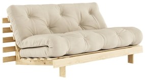 Béžová rozkladacia pohovka 160 cm Roots - Karup Design