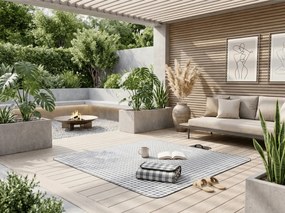 Skladacia plážová podložka na piknik PIKNIX 145x200 cm - viac farieb Farba: Sivá