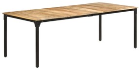 Jedálenský stôl 220x100x76 cm surové mangovníkové drevo