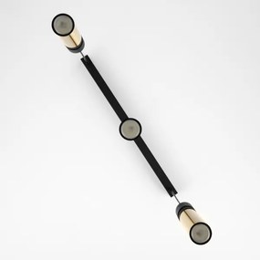 Jupiter 2007 - Luster na lanku ALAS 3xGU10/10W/230V zlatá/čierna