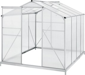 InternetovaZahrada Záhradný skleník 190 × 253 cm + základňa