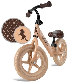 Detský balančný bicykel Kidwell REBEL, 12" EVA kolesá, ľahký 2,64 kg