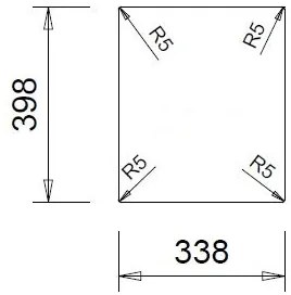 Granitový drez Sinks CUBE 410 Sahara