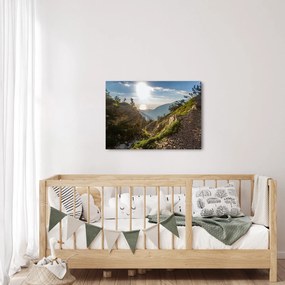 Obraz - Hora Olymp (70x50 cm)