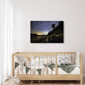 Obraz - obloha pri západe slnka (90x60 cm)