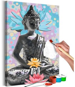 Obraz - maľovaný podľa čísel Rainbow Buddha
