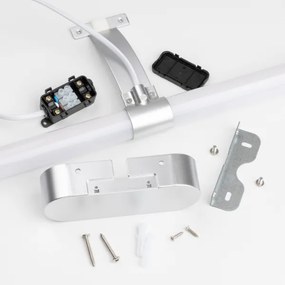 Brilagi - LED osvetlenie kúpeľňového zrkadla TUBEO LED/8W/230V 60 cm IP44 strieborné